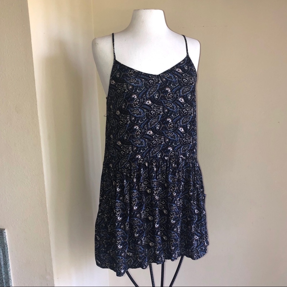 Abstract floral dress